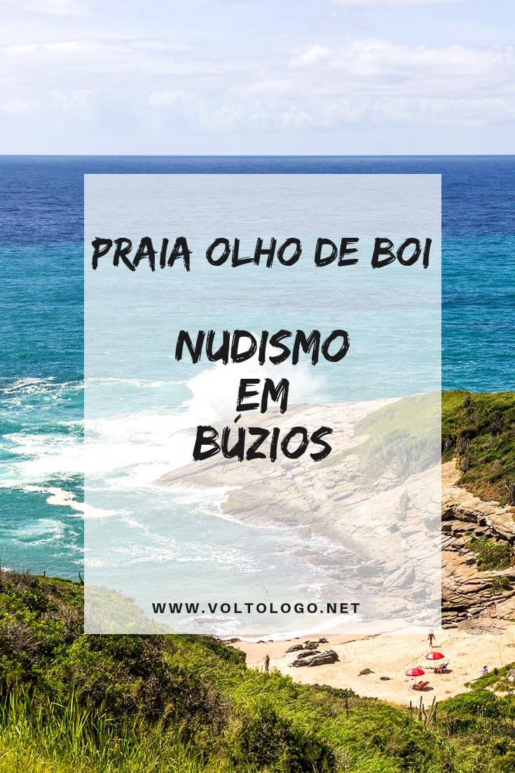 Praia Olho De Boi B Zios Nudismo Na Regi O Dos Lagos