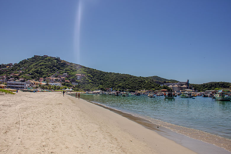 melhor praia para se hospedar em Arraial do Cabo