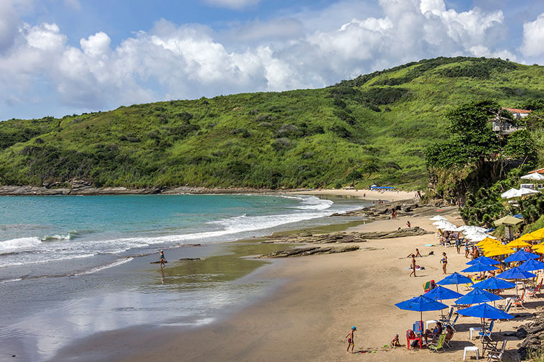 praias mais frequentadas de Búzios