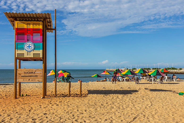 melhor praia para se hospedar em Fortaleza