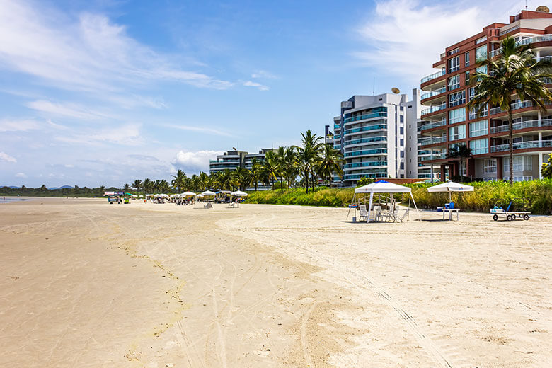 hotel em Bertioga à beira-mar